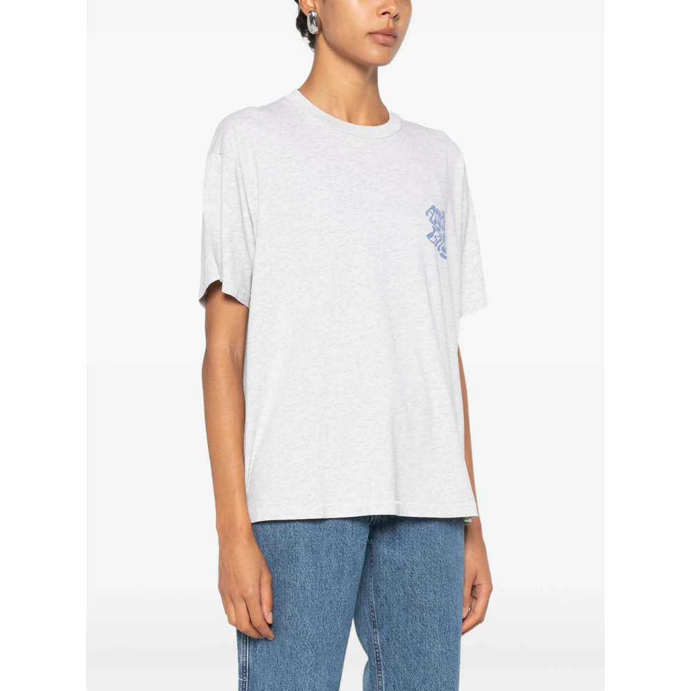 [Anine Bing] T-shirts Short Sleeve FW26 A-08-12929  GRY1