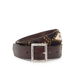 [GOLDEN GOOSE DELUXE BRAND] Belt FW26 GWA00845A00090083398 MAHOGANY MILK