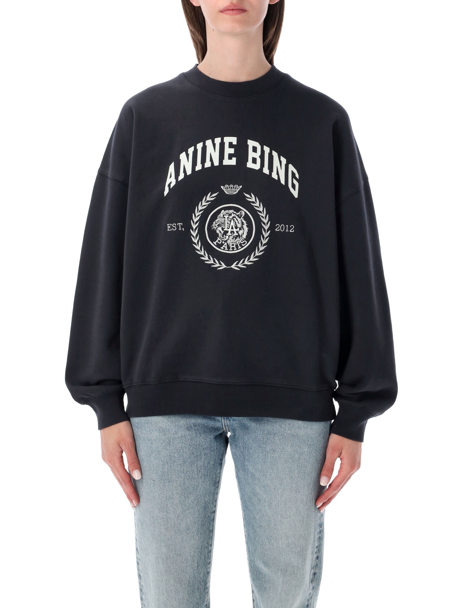 [Anine Bing] Sweatshirt FW26 A0812679VTG3VINTAGE BL