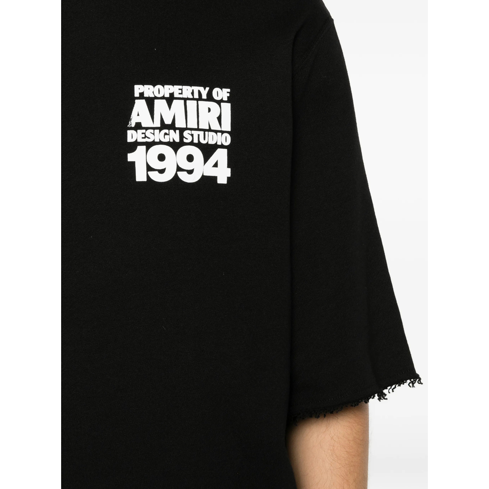 [Amiri] T-shirts Short Sleeve FW26 AMTOJR1195  BLACK