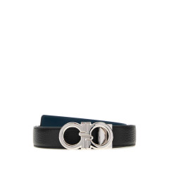 [Salvatore Ferragamo] Belt FW26 670644791060 NEROTITANICBLUE
