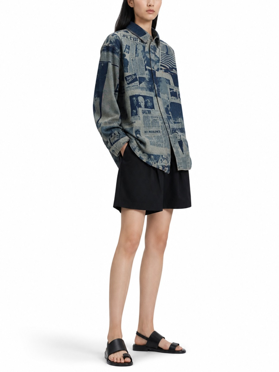 [JEAN PAUL GAULTIER] Shirts Long Sleeve SS26 ST045_D0275568