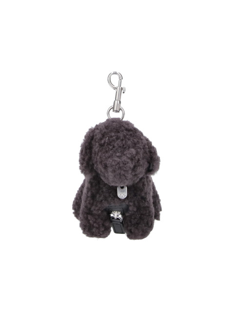 [Anya Hindmarch] Keyring FW26 208024CHOCOLATE