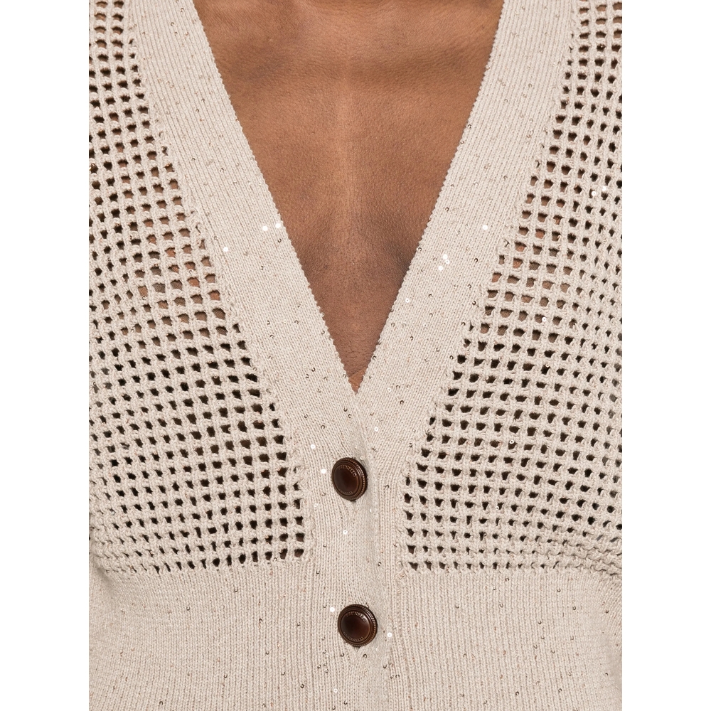 [Brunello Cucinelli] Cardigan SS26 MDV762106  C069