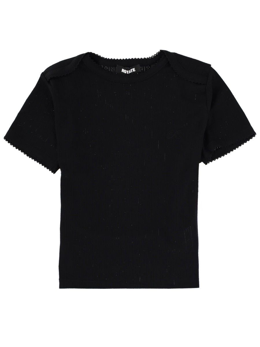 [Rotate Birger Christensen] T-shirts Short Sleeve SS26 115373100_BCR1967-ESA100