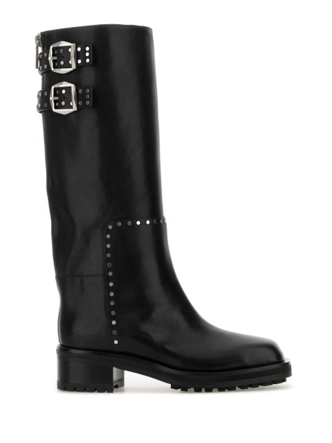 [Jimmy Choo] Long Boots FW25 BROOKLYNKB50UMJ BLACKSILVER