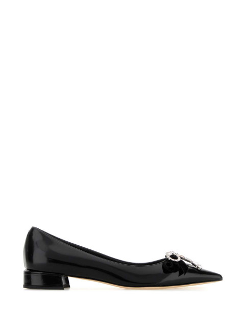 [Jimmy Choo] Flat shoes SS26 AURIAFLATBSV BLACKCRYSTAL