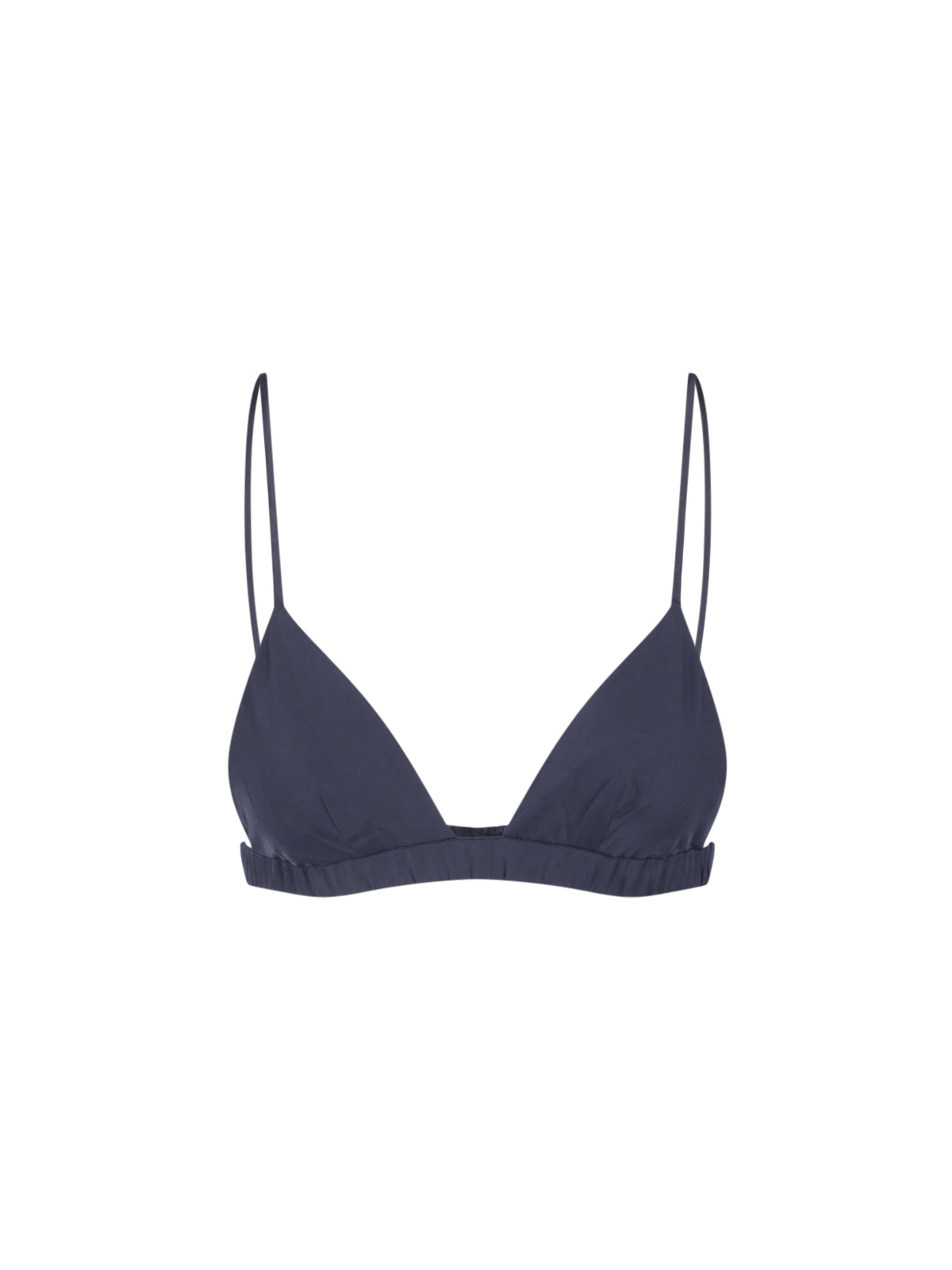 [THE FRANKIE SHOP] Sports Top SS26 NINA SATIN BRALETTENAVY