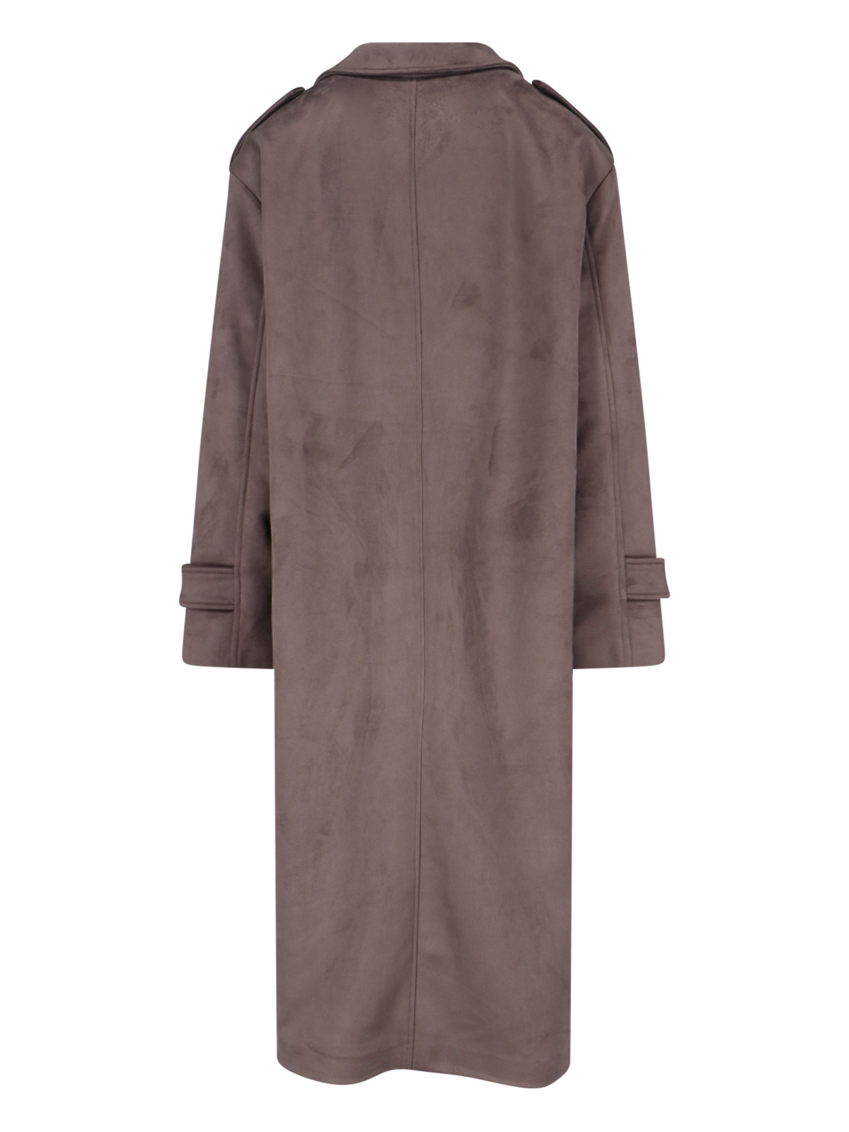 [THE FRANKIE SHOP] Coat FW25 PEMBROKE FAUX SUEDE TRENCHMOUSE