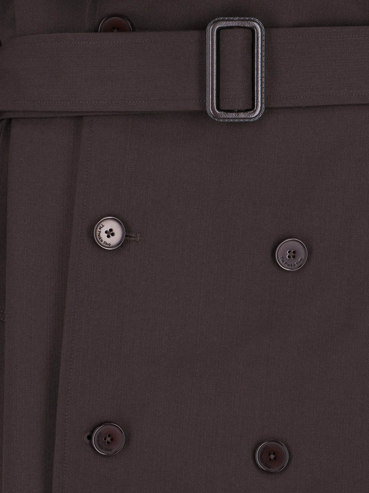 [THE FRANKIE SHOP] Coat SS26 DURSLEY TAILORED TRENCH COATBROWN