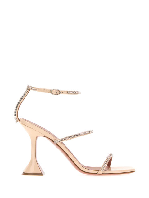 [Amina Muaddi] Sandals FW26 GILDASANDAL95 CHAMPAGNE