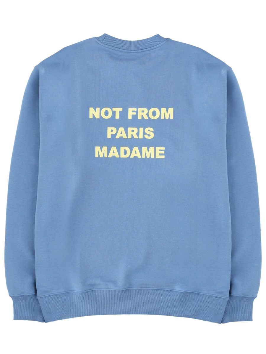 [DROLE DE MONSIEUR] Sweatshirt SS26 SW149_CO127ATLANTICBLUE