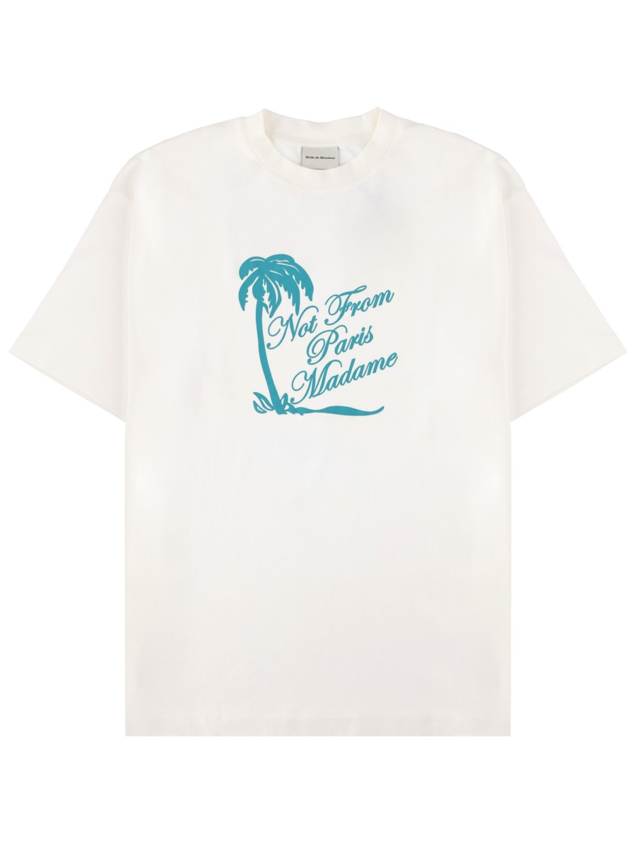 [DROLE DE MONSIEUR] T-shirts Short Sleeve SS26 TS297_CO002OFFWHITE