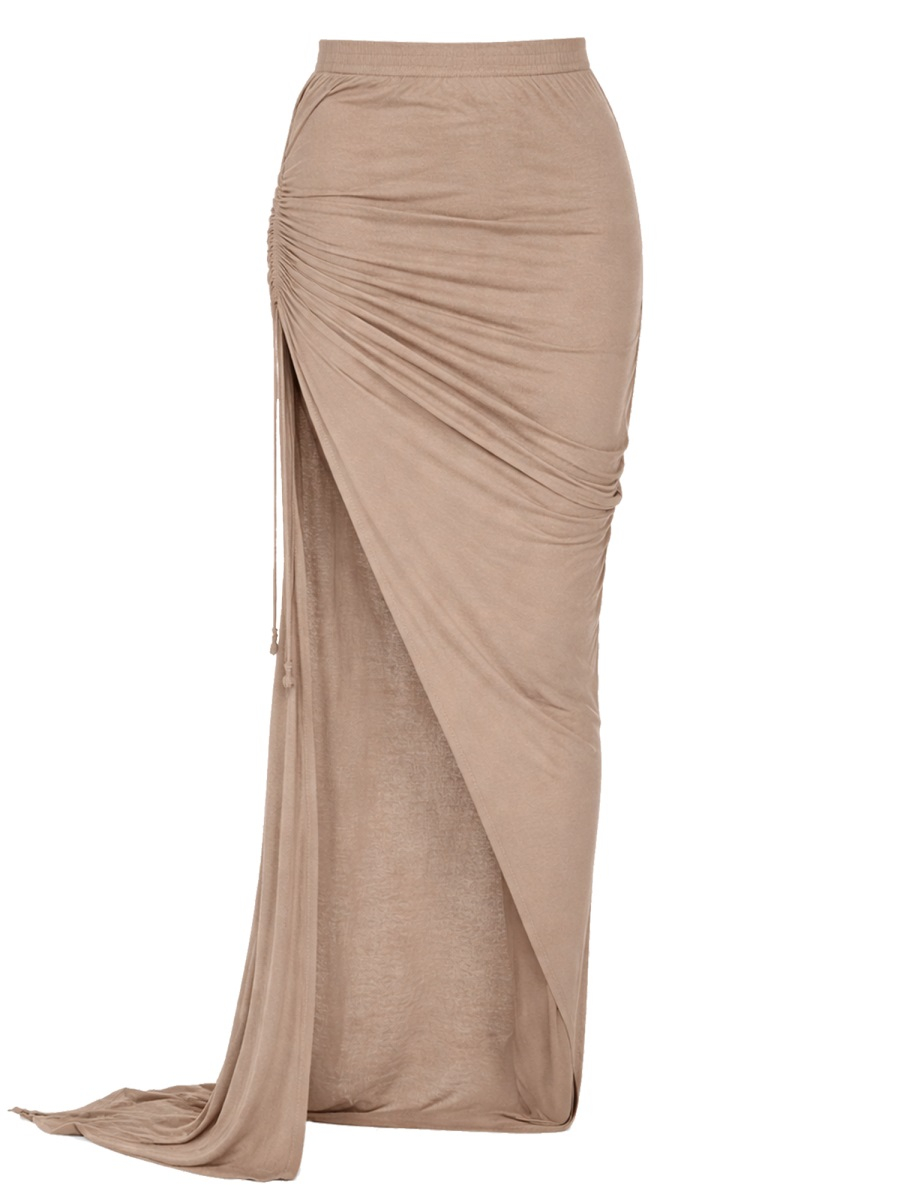 [RICK OWENS DRKSHDW] Long skirt SS26 DS01F4337_BH34