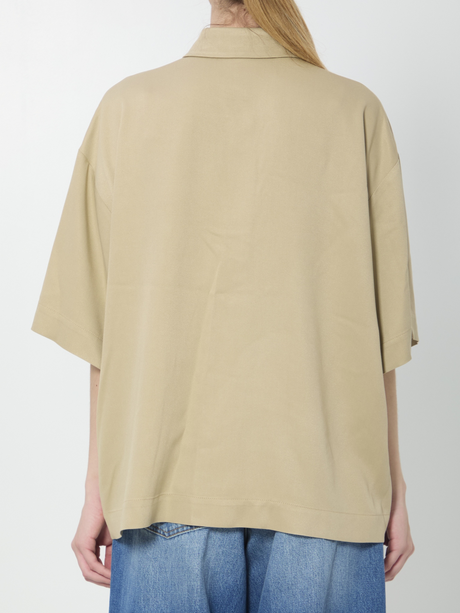 [THE FRANKIE SHOP] Shirts Short Sleeve SS26 POFS213892060102__BEIGE