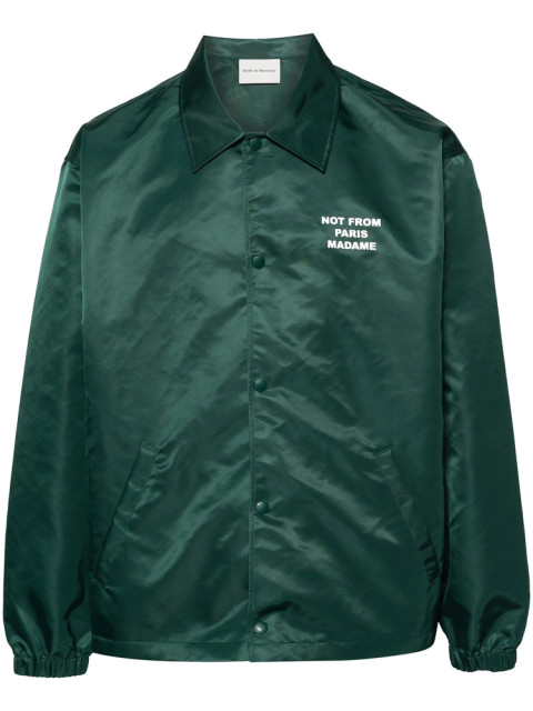 [DROLE DE MONSIEUR] Bomber Jacket FW26 PERM-JT183 PA014 DKGRE