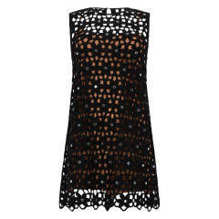 [MICHAEL BY MICHAEL KORS] Sleeveless dress SS26 MS683CWKNE_001BLACK