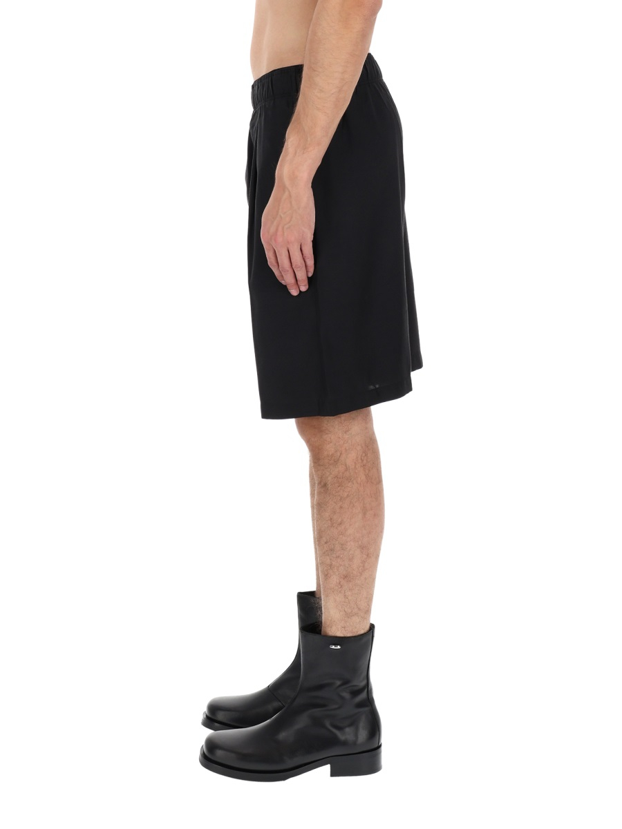 [Our Legacy] Shorts SS26 M2264LSB_STILLBLACKCALMCUPROCOTTON