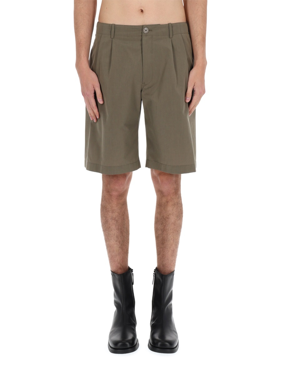 [Our Legacy] Shorts SS26 M2264PDL_DRYLEAFBALANCEWOOLCOT