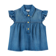 [GANNI] Shirts Sleeveless SS26 A1040047_091