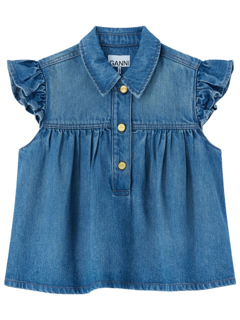 [GANNI] Shirts Sleeveless SS26 A1040047_091