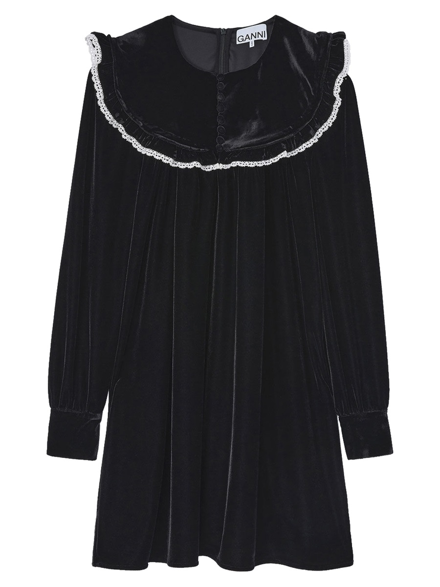 [GANNI] Long sleeve dress SS26 A1030110_099