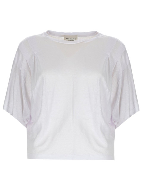 [Marant Etoile] T-shirts Short Sleeve SS26 TS0048FB_B1N17E20WH