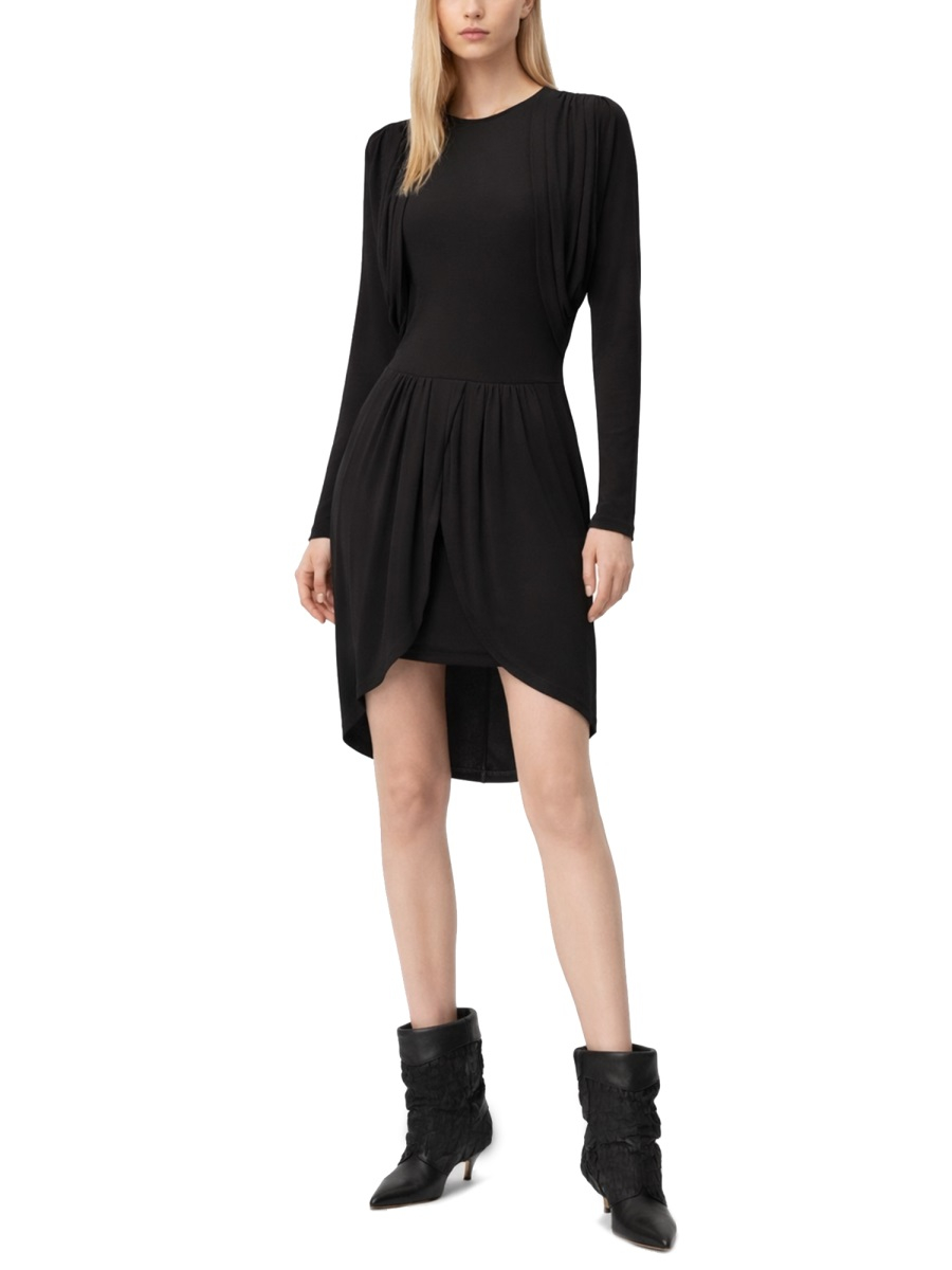 [Isabel Marant] Long sleeve dress SS26 RO1041FA_D1K02I01BK