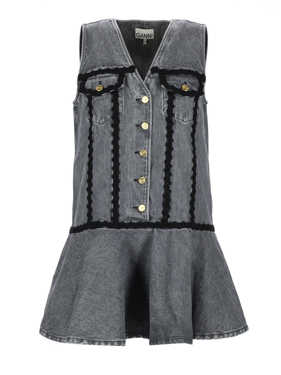 [GANNI] Sleeveless dress SS26 A1030102_259
