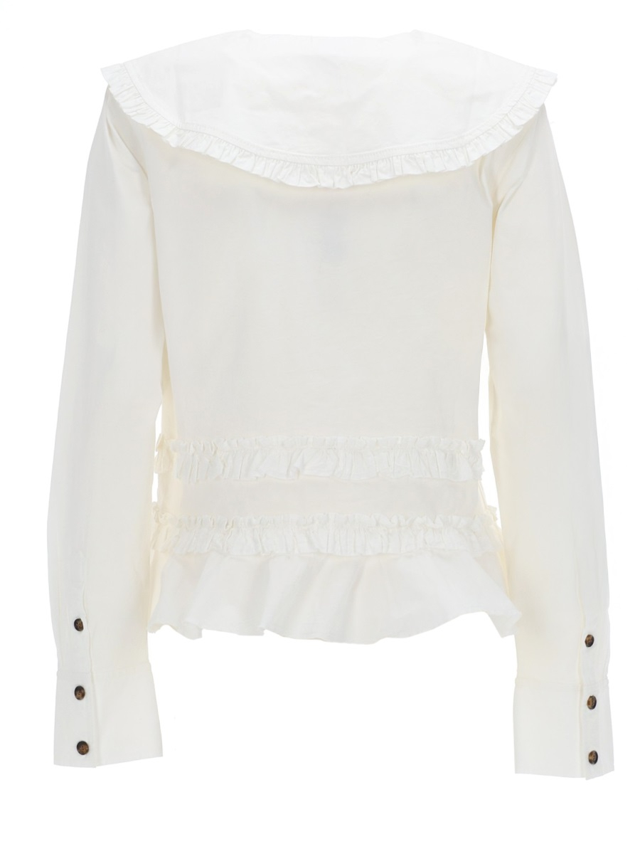 [GANNI] Blouse SS26 A1040096_ZZ8