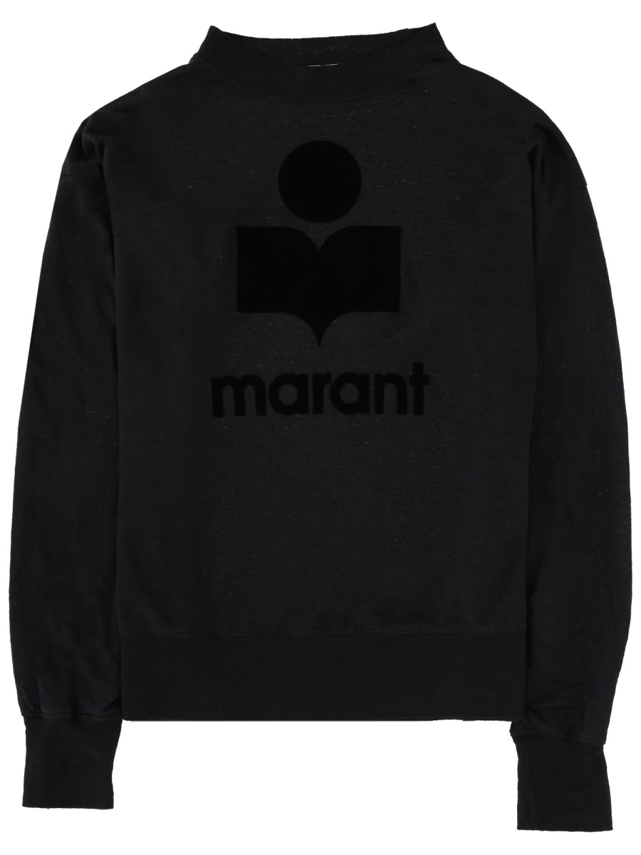 [Marant Etoile] T-shirts Long Sleeve SS26 TS0005FA_A1N09E01BK