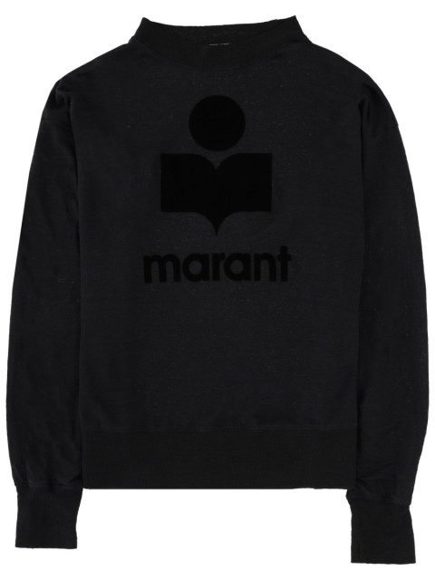 [Marant Etoile] T-shirts Long Sleeve SS26 TS0005FA_A1N09E01BK