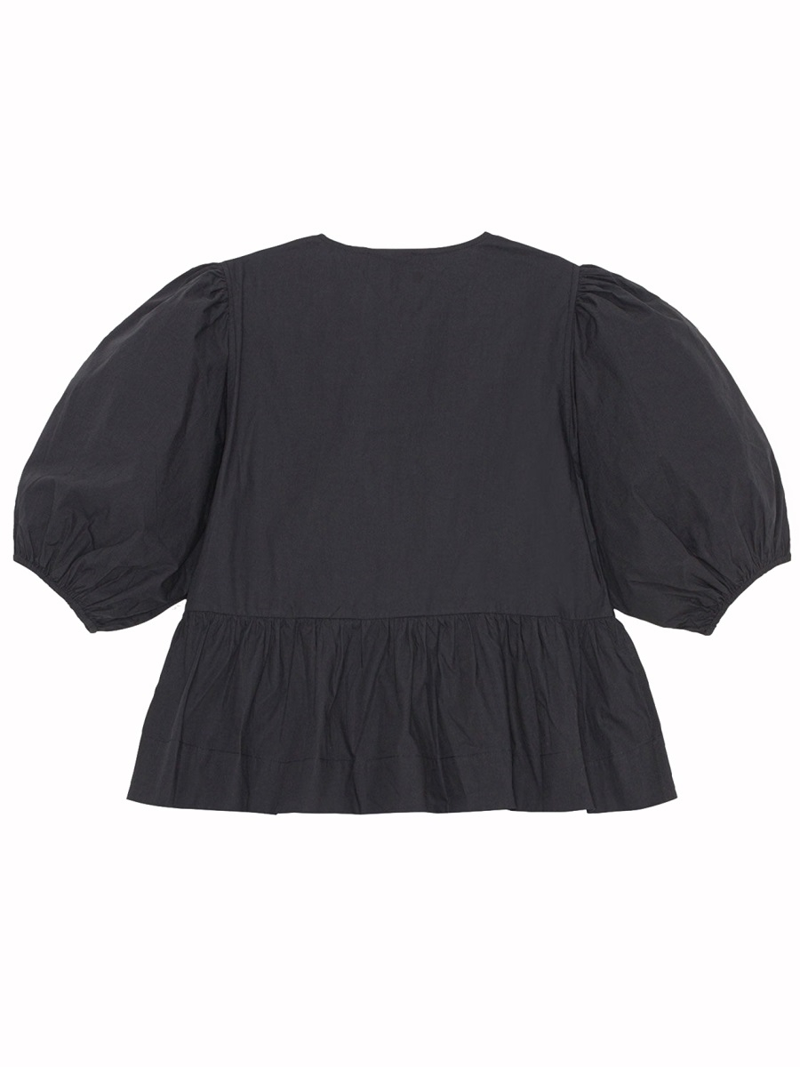 [GANNI] Shirts Short Sleeve SS26 F7364_099