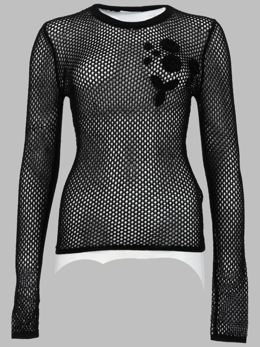 [GANNI] T-shirts Long Sleeve SS26 A1070231_099
