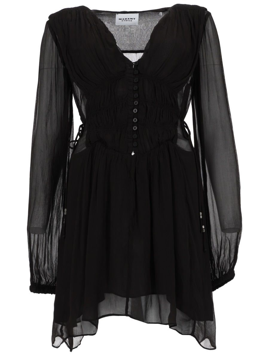 [Marant Etoile] Long sleeve dress SS26 RO0969FA_D1J08E01BK
