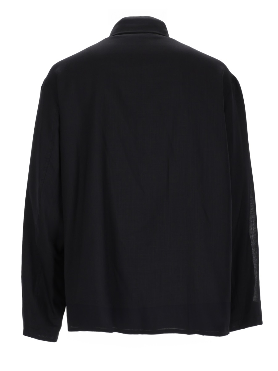 [Our Legacy] Jacket SS26 M2261EEB_ECLIPSEBLACKMERINOVOILE