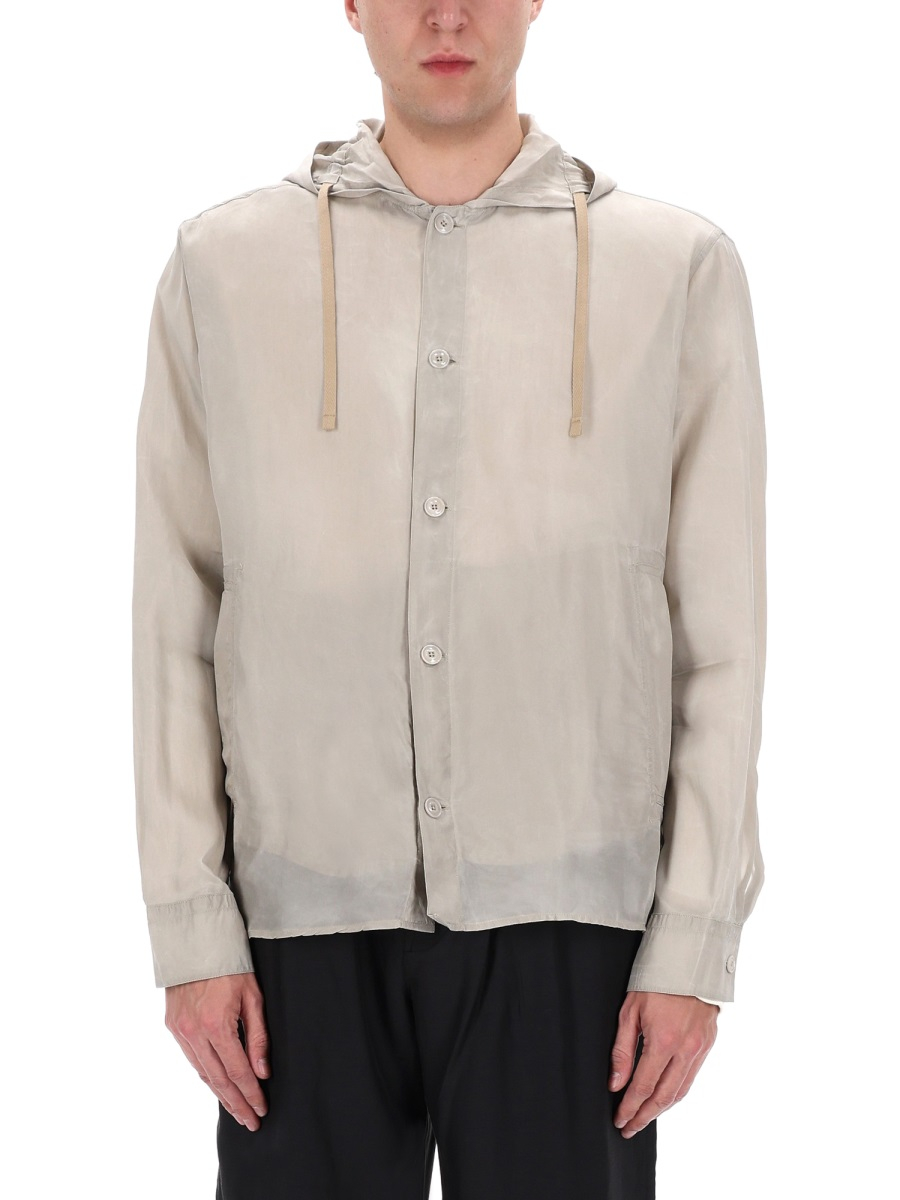 [Our Legacy] Shirts Long Sleeve SS26 M2262RW_GHOSTGREYWAXDIPPEDCUPRO