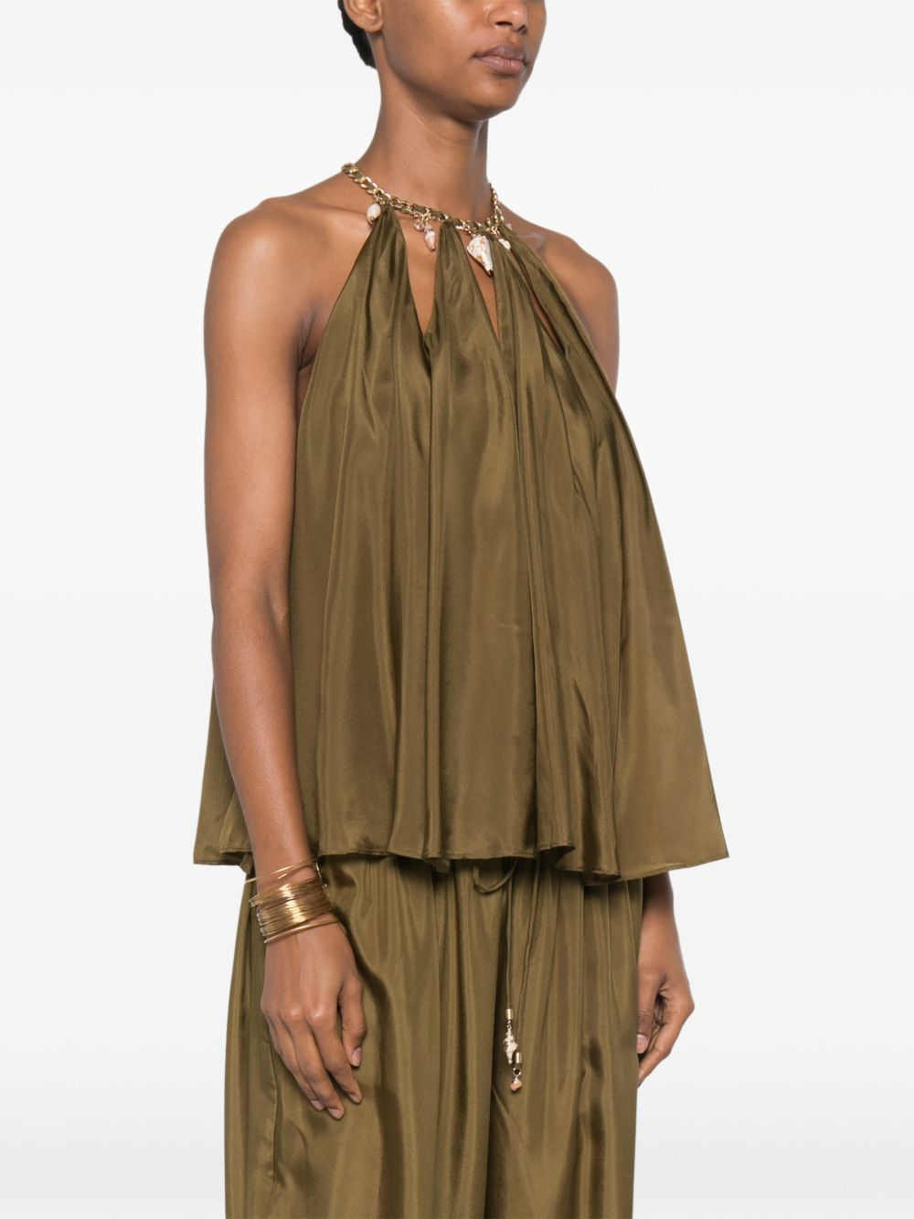 [Zimmermann] T-shirts Sleeveless FW26 7597TSS263OLV