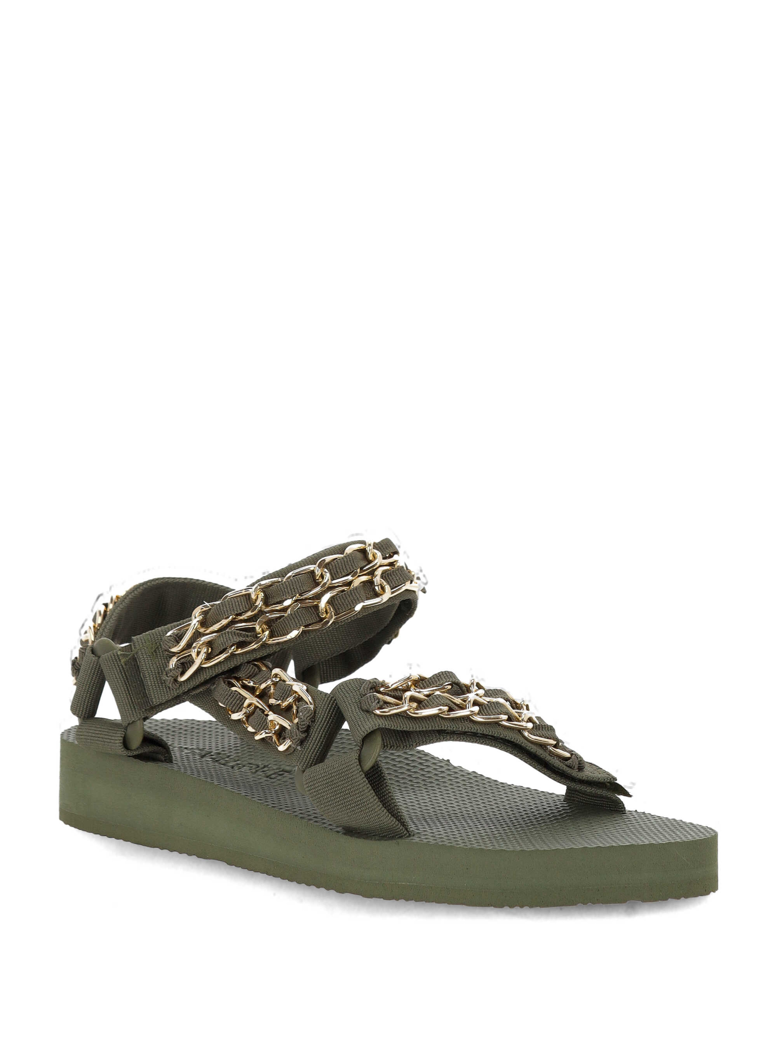 [ARIZONA LOVE] Sandals SS26 SS25TKGLDCHAINKAKIGOLD / KAKI