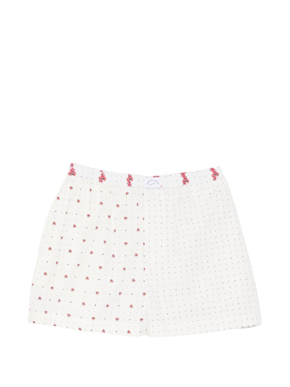 [MAISON LABICHE] Shorts SS26 ZWVERMENOUFLOWFLOWERS PATCH PRINT
