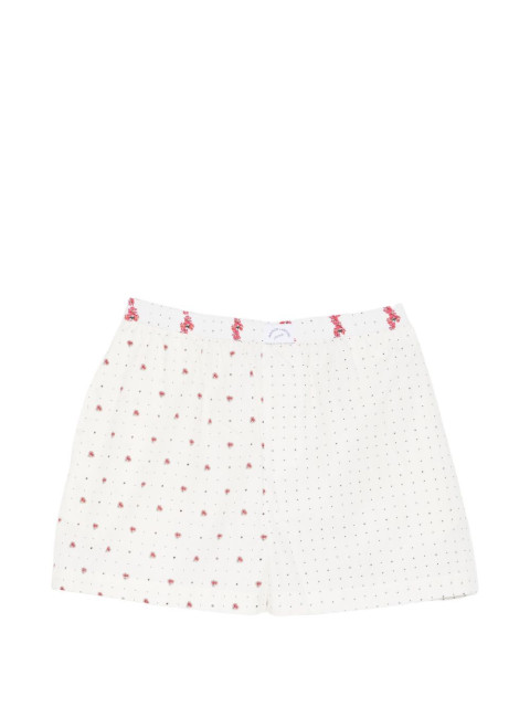 [MAISON LABICHE] Shorts SS26 ZWVERMENOUFLOWFLOWERS PATCH PRINT