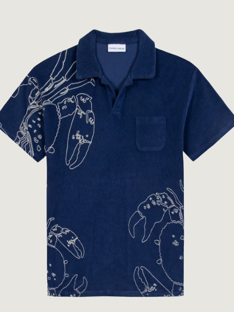 [MAISON LABICHE] T-shirts Short Sleeve SS26 ZMMONCLARLOBSTULTRAMARINE