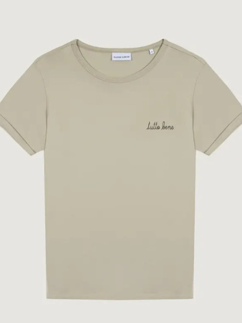 [MAISON LABICHE] T-shirts Short Sleeve SS26 ZMPOITOUTUTTOAGATE GRAY