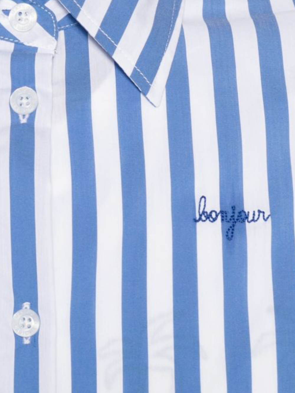 [MAISON LABICHE] Shirts Long Sleeve SS26 ZWBIDAULTBJRBLUE WHITE STRIPES