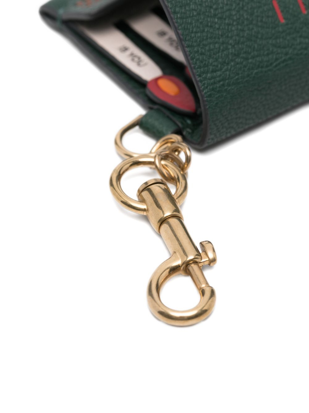 [Anya Hindmarch] Keyring SS26 205511GREEN