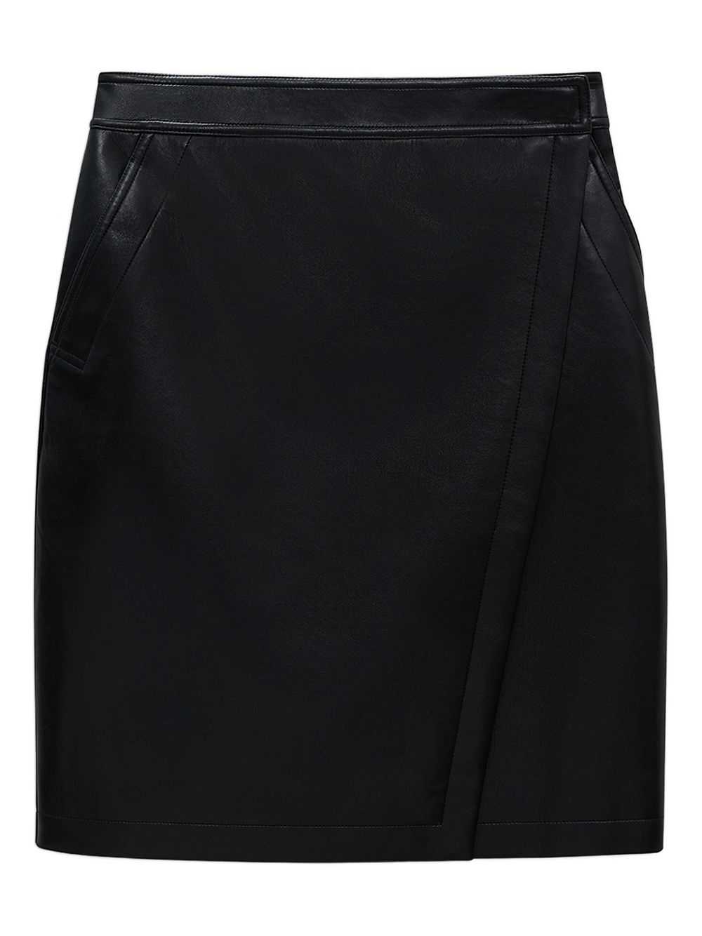 [Anine Bing] Mini skirt SS26 A0411814BLK26BLACK