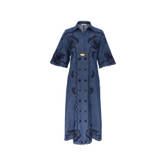 [Zimmermann] Short sleeve dress FW26 8358DSS261RWBLU