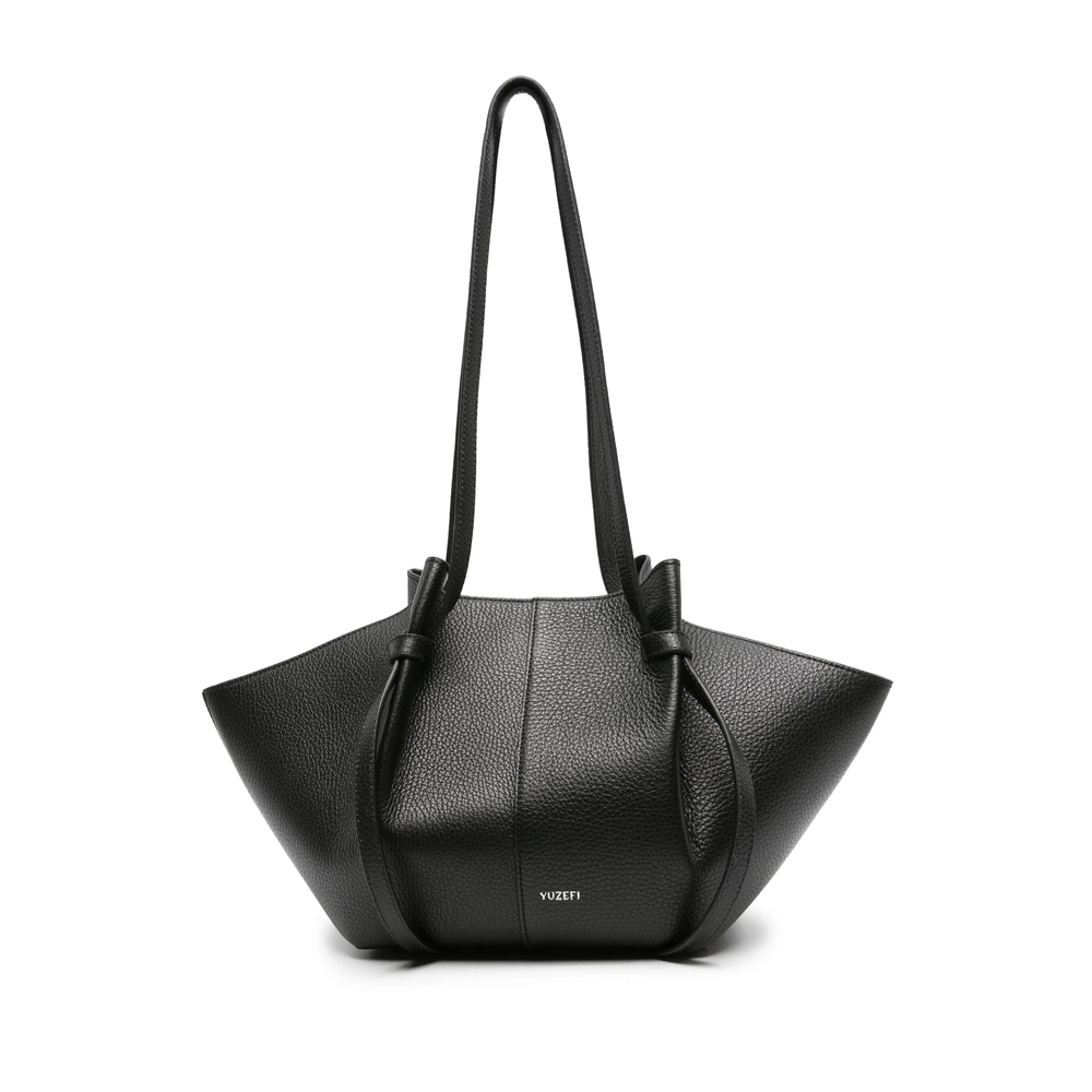 [YUZEFI] Shoulder bag FW26 MOCHI LEATHER BLACK
