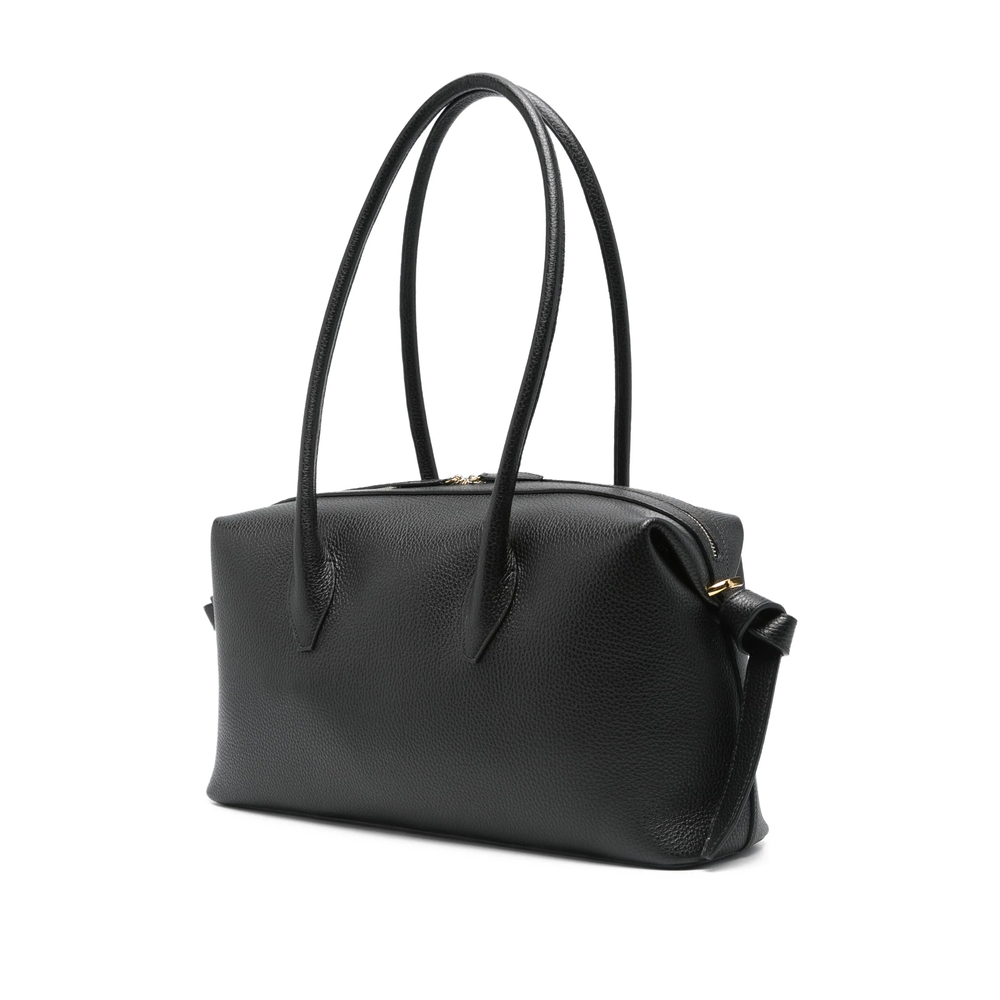 [YUZEFI] Shoulder bag FW26 BRIOCHE DUFFLE LEATHER BLACK