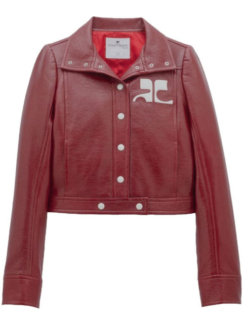 [Courreges] Leather Jacket FW26 PERCBL005VY 0014 4034